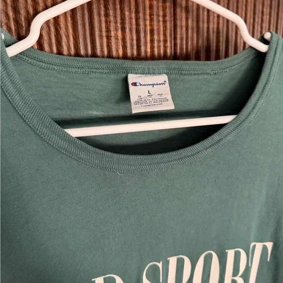 Champion Green Old Sport Tee from Great Gatsby on Broadway - Picture 3 of 5